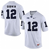 Penn State Nittany Lions #12 Chris Godwin White College Football Jersey DingZhi,baseball caps,new era cap wholesale,wholesale hats