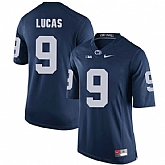 Penn State Nittany Lions #9 Jordan Lucas Navy College Football Jersey DingZhi,baseball caps,new era cap wholesale,wholesale hats