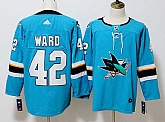 San Jose Sharks #42 Joel Ward Teal Adidas Stitched Jersey,baseball caps,new era cap wholesale,wholesale hats