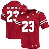 Wisconsin Badgers #23 Dare Ogunbowale Red College Football Jersey DingZhi,baseball caps,new era cap wholesale,wholesale hats