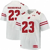 Wisconsin Badgers #23 Dare Ogunbowale White College Football Jersey DingZhi,baseball caps,new era cap wholesale,wholesale hats