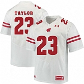 Wisconsin Badgers #23 Jonathan Taylor White College Football Jersey DingZhi,baseball caps,new era cap wholesale,wholesale hats