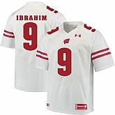 Wisconsin Badgers #9 Rachid Ibrahim White College Football Jersey DingZhi,baseball caps,new era cap wholesale,wholesale hats