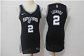 Women Nike Spurs #2 Kawhi Leonard Black Swingman Jersey,baseball caps,new era cap wholesale,wholesale hats