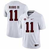 Alabama Crimson Tide 11 Henry Ruggs III White College Football Jersey DingZhi,baseball caps,new era cap wholesale,wholesale hats