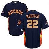 Astros #22 Josh Reddick Navy 2018 Gold Program Cool Base Jersey,baseball caps,new era cap wholesale,wholesale hats