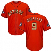 Astros #9 Marwin Gonzalez Orange 2018 Gold Program Cool Base Jersey,baseball caps,new era cap wholesale,wholesale hats