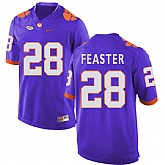 Clemson Tigers 28 Tavien Feaster Purple College Football Jersey DingZhi,baseball caps,new era cap wholesale,wholesale hats