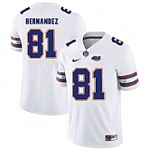 Florida Gators 81 Aaron Hernandez White College Football Jersey DingZhi,baseball caps,new era cap wholesale,wholesale hats