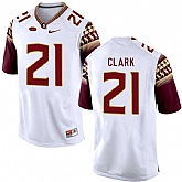 Florida State Seminoles 21 Corey Clark White College Football Jersey DingZhi,baseball caps,new era cap wholesale,wholesale hats