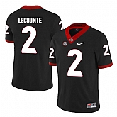 Georgia Bulldogs 2 Richard LeCounte Black College Football Jersey DingZhi,baseball caps,new era cap wholesale,wholesale hats