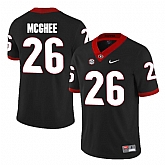 Georgia Bulldogs 26 Tyrique McGhee Black College Football Jersey DingZhi,baseball caps,new era cap wholesale,wholesale hats