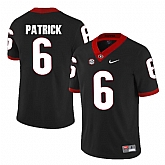 Georgia Bulldogs 6 Natrez Patrick Black College Football Jersey DingZhi,baseball caps,new era cap wholesale,wholesale hats