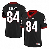Georgia Bulldogs 84 Walter Grant Black College Football Jersey DingZhi,baseball caps,new era cap wholesale,wholesale hats