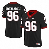 Georgia Bulldogs 96 DaQuan Hawkins-Muckle Black College Football Jersey DingZhi,baseball caps,new era cap wholesale,wholesale hats