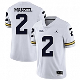 Michigan Wolverines 2 Johnny Manziel White College Football Jersey DingZhi,baseball caps,new era cap wholesale,wholesale hats