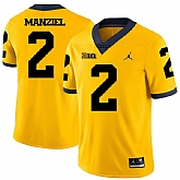 Michigan Wolverines 2 Johnny Manziel Yellow College Football Jersey DingZhi,baseball caps,new era cap wholesale,wholesale hats