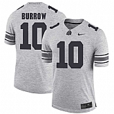 Ohio State Buckeyes 10 Joe Burrow Gray College Football Jersey DingZhi,baseball caps,new era cap wholesale,wholesale hats