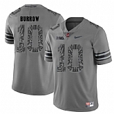 Ohio State Buckeyes 10 Joe Burrow Gray Shadow College Football Jersey DingZhi,baseball caps,new era cap wholesale,wholesale hats
