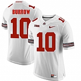 Ohio State Buckeyes 10 Joe Burrow White College Football Jersey DingZhi,baseball caps,new era cap wholesale,wholesale hats