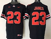 Ohio State Buckeyes 23 Lebron James Black College Football Jersey,baseball caps,new era cap wholesale,wholesale hats