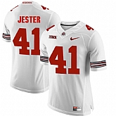 Ohio State Buckeyes 41 Hayden Jester White College Football Jersey DingZhi,baseball caps,new era cap wholesale,wholesale hats