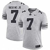 Ohio State Buckeyes 7 Dwayne Haskins Gray College Football Jersey DingZhi,baseball caps,new era cap wholesale,wholesale hats