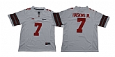 Ohio State Buckeyes 7 Dwayne Haskins White With Diamond Logo College Football Jersey,baseball caps,new era cap wholesale,wholesale hats