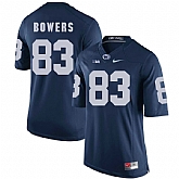 Penn State 83 Nick Bowers Navy College Football Jersey DingZhi,baseball caps,new era cap wholesale,wholesale hats