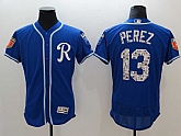 Royals 13 Salvador Perez Royal 2018 Spring Training Flexbase Baseball Jerseys,baseball caps,new era cap wholesale,wholesale hats