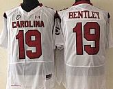 South Carolina Gamecocks 19 Jake Bentley White College Football Jersey,baseball caps,new era cap wholesale,wholesale hats