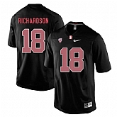 Stanford Cardinal 18 Jack Richardson Blackout College Football Jersey DingZhi,baseball caps,new era cap wholesale,wholesale hats