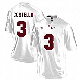 Stanford Cardinal 3 K.J. Costello White College Football Jersey DingZhi,baseball caps,new era cap wholesale,wholesale hats