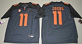 Tennessee Volunteers 11 Joshua Dobbs Gray College Football Jersey,baseball caps,new era cap wholesale,wholesale hats