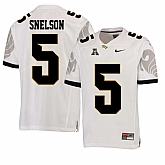 UCF Knights 5 Dredrick Snelson White College Football Jersey DingZhi,baseball caps,new era cap wholesale,wholesale hats