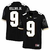 UCF Knights 9 Adrian Killins Jr. Black College Football Jersey DingZhi,baseball caps,new era cap wholesale,wholesale hats