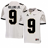 UCF Knights 9 Adrian Killins Jr. White College Football Jersey DingZhi,baseball caps,new era cap wholesale,wholesale hats