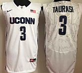 UConn Huskies 3 Diana Taurasi White College Basketball Jersey,baseball caps,new era cap wholesale,wholesale hats