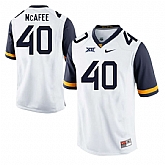 West Virginia Mountaineers 40 Pat McAfee White College Football Jersey DingZhi,baseball caps,new era cap wholesale,wholesale hats