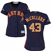 Women Astros #43 Lance McCullers Navy 2018 Gold Program Cool Base Jersey,baseball caps,new era cap wholesale,wholesale hats