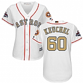 Women Astros #60 Dallas Keuchel White 2018 Gold Program Cool Base Jersey,baseball caps,new era cap wholesale,wholesale hats