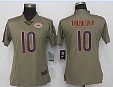 Women Nike Bears 10 Mitchell Trubisky Olive Salute To Service Limited Jersey,baseball caps,new era cap wholesale,wholesale hats