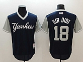 Yankees #18 Didi Gregorius Sir Didi Majestic Navy 2017 Players Weekend Baseball Jerseys,baseball caps,new era cap wholesale,wholesale hats