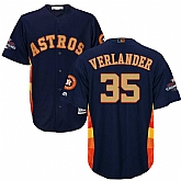 Youth Astros #35 Justin Verlander Navy 2018 Gold Program Cool Base Jersey,baseball caps,new era cap wholesale,wholesale hats