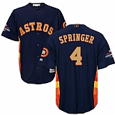 Youth Astros #4 George Navy 2018 Gold Program Cool Base Jersey,baseball caps,new era cap wholesale,wholesale hats