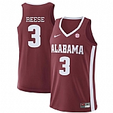 Alabama Crimson Tide 3 Alex Reese Red College Basketball Jersey Dzhi,baseball caps,new era cap wholesale,wholesale hats