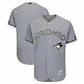 Blue Jays Blank Gray 2018 Memorial Day Flexbase Jersey,baseball caps,new era cap wholesale,wholesale hats