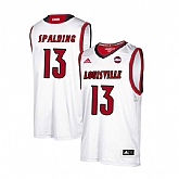 Louisville Cardinals 13 Ray Spalding White College Basketball Jersey Dzhi,baseball caps,new era cap wholesale,wholesale hats