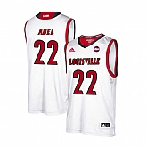 Louisville Cardinals 22 Deng Adel White College Basketball Jersey Dzhi,baseball caps,new era cap wholesale,wholesale hats