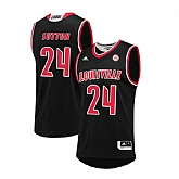 Louisville Cardinals 24 Dwayne Sutton Black College Basketball Jersey Dzhi,baseball caps,new era cap wholesale,wholesale hats